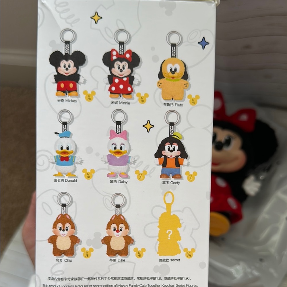 Mickey Family Pop Mart Minnie Mouse
Plush Keychain - Picture 5 of 5